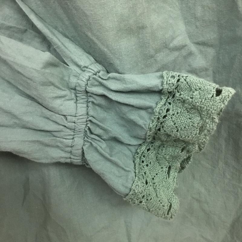 スタディオクリップ studio CLIP カットソー 長袖 FREE 無地 緑 / グリーン /  レディース USED 古着 中古 10089723