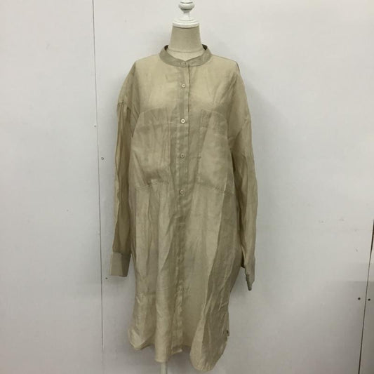アルシーヴ archives シャツ、ブラウス 長袖 M 無地 ベージュ / ベージュ /  レディース USED 古着 中古 10089724