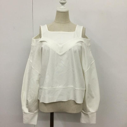 ミスティック mystic カットソー 長袖 FREE 無地 白 / ホワイト /  レディース USED 古着 中古 10089729