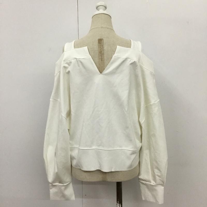 ミスティック mystic カットソー 長袖 FREE 無地 白 / ホワイト /  レディース USED 古着 中古 10089729