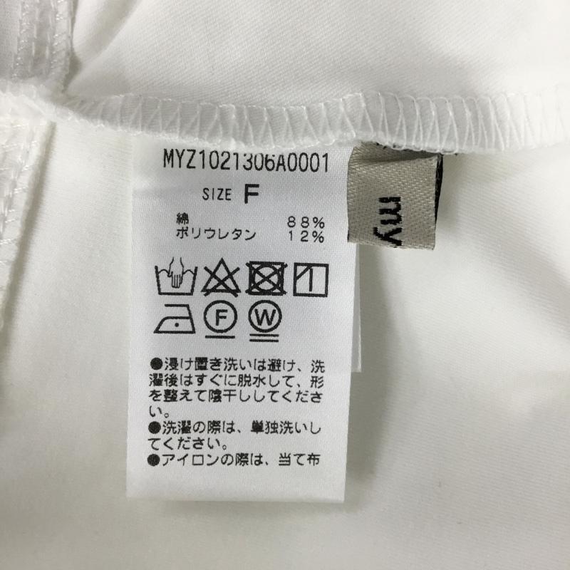 ミスティック mystic カットソー 長袖 FREE 無地 白 / ホワイト /  レディース USED 古着 中古 10089729