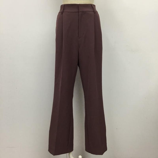 グローバルワーク GLOBAL WORK パンツ スラックス M 無地 紫 / パープル /  レディース USED 古着 中古 10089738