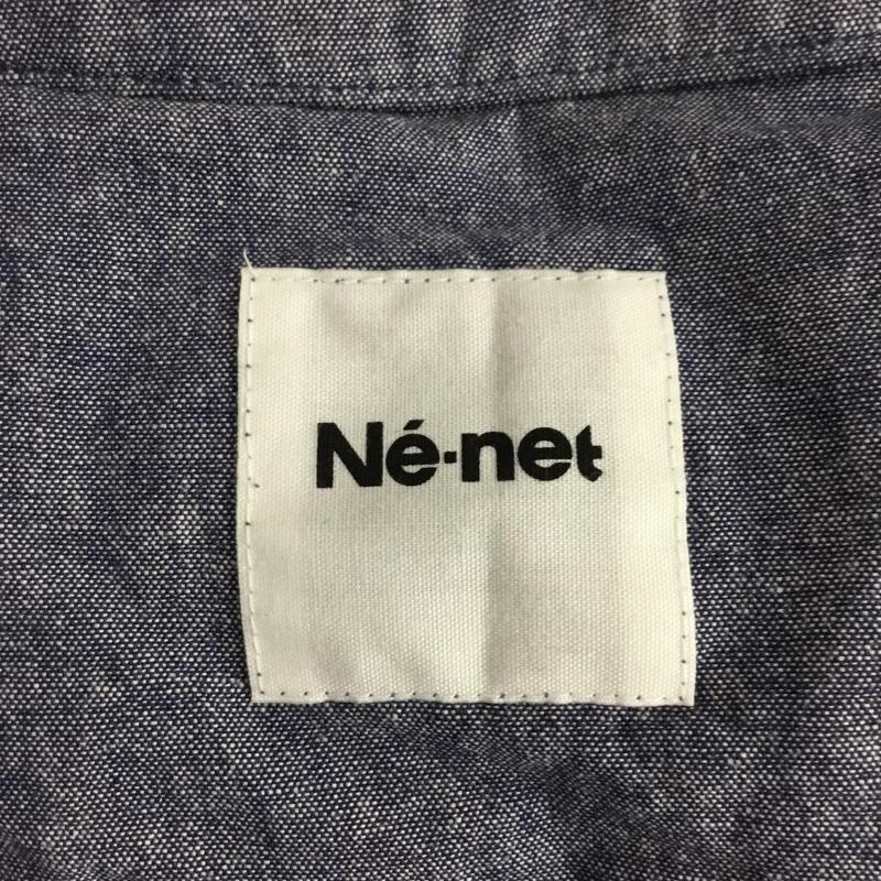 ネ・ネット Ne-net ワンピース ミニスカート 2 無地 X 刺繍 水色 / ライトブルー /  レディース USED 古着 中古 10089741