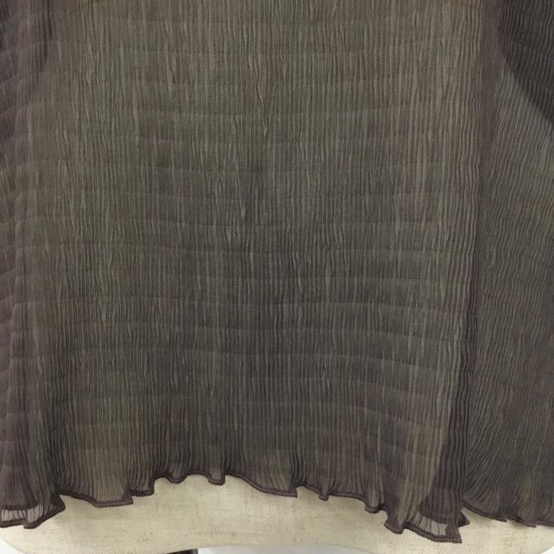 モーメント Moment カットソー 半袖 タグ付 M 無地 茶 / ブラウン /  レディース USED 古着 中古 10089751