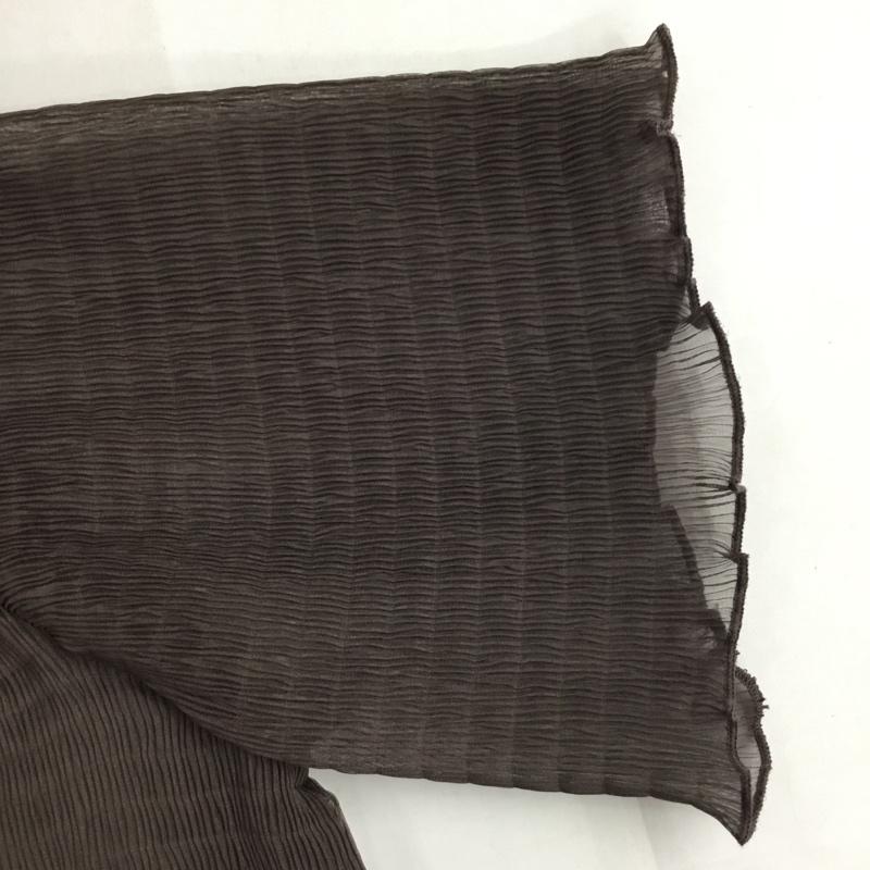 モーメント Moment カットソー 半袖 タグ付 M 無地 茶 / ブラウン /  レディース USED 古着 中古 10089751