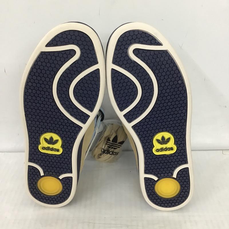アディダス adidas スニーカー スニーカー 060198 ROSTER MID 28cm 箱有 28.0cm ロゴ、文字 ベージュ / ベージュ / X 紺 / ネイビー / X 水色 / ライトブルー /  メンズ USED 古着 中古 10089794