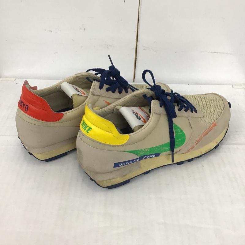 ナイキ NIKE スニーカー スニーカー DC8086 140 DBREAK TYPE 27cm 27.0cm ロゴ、文字 ベージュ / ベージュ / X 赤 / レッド / X 紺 / ネイビー / X 緑 / グリーン /  メンズ USED 古着 中古 10089803