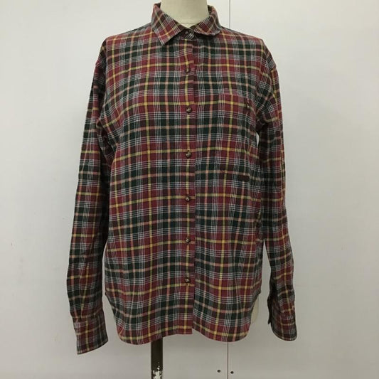 マドモアゼルノンノン MADEMOISELLENONNON シャツ、ブラウス 長袖 40 チェック マルチカラー / マルチカラー /  レディース USED 古着 中古 10089865