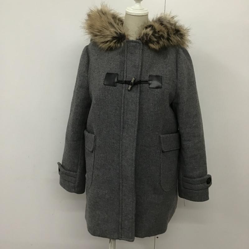 ザラ ZARA コート コート一般 キッズ 150cm 無地 灰 / グレー /  ガールズ USED 古着 中古 10089877