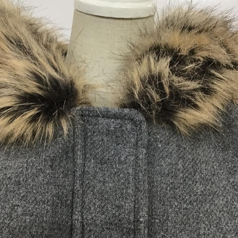 ザラ ZARA コート コート一般 キッズ 150cm 無地 灰 / グレー /  ガールズ USED 古着 中古 10089877