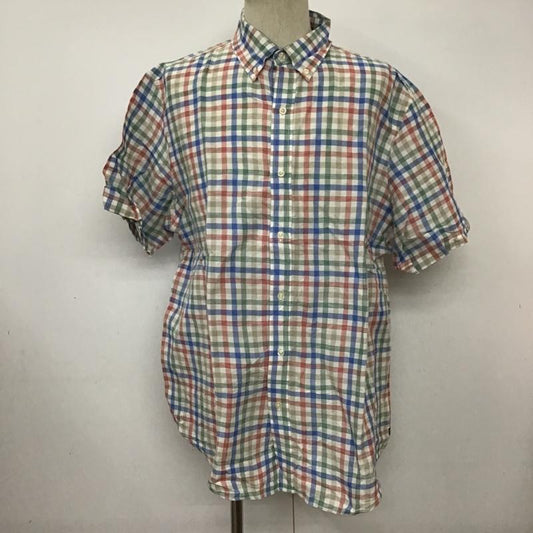 チャップス CHAPS シャツ、ブラウス 半袖 ボタンダウンシャツ XL チェック マルチカラー / マルチカラー /  メンズ USED 古着 中古 10089931