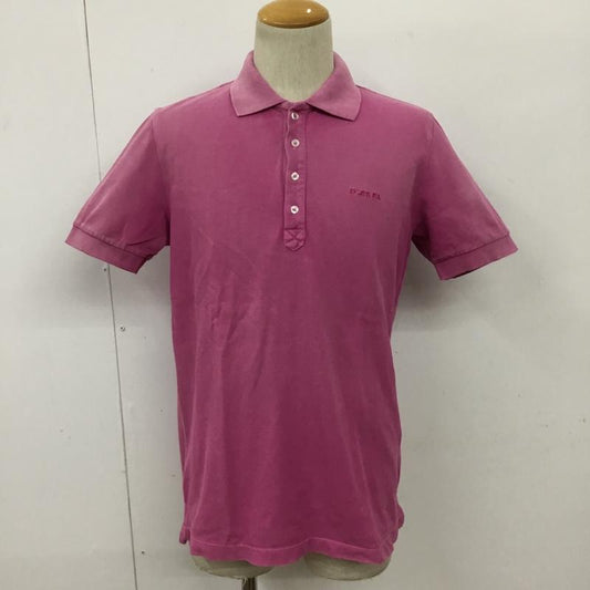 ディーゼル DIESEL ポロシャツ 半袖 S 無地 桃 / ピンク /  メンズ USED 古着 中古 10089968