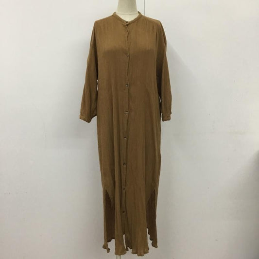 フリークスストア FREAK'S STORE ワンピース ロングスカート FREE 無地 茶 / ブラウン /  レディース USED 古着 中古 10089997
