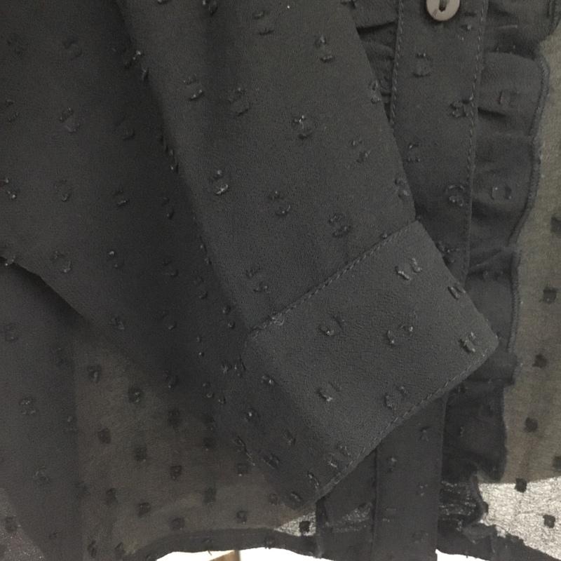 ザラベーシック ZARA BASIC シャツ、ブラウス 長袖 S 無地 黒 / ブラック /  レディース USED 古着 中古 10090002