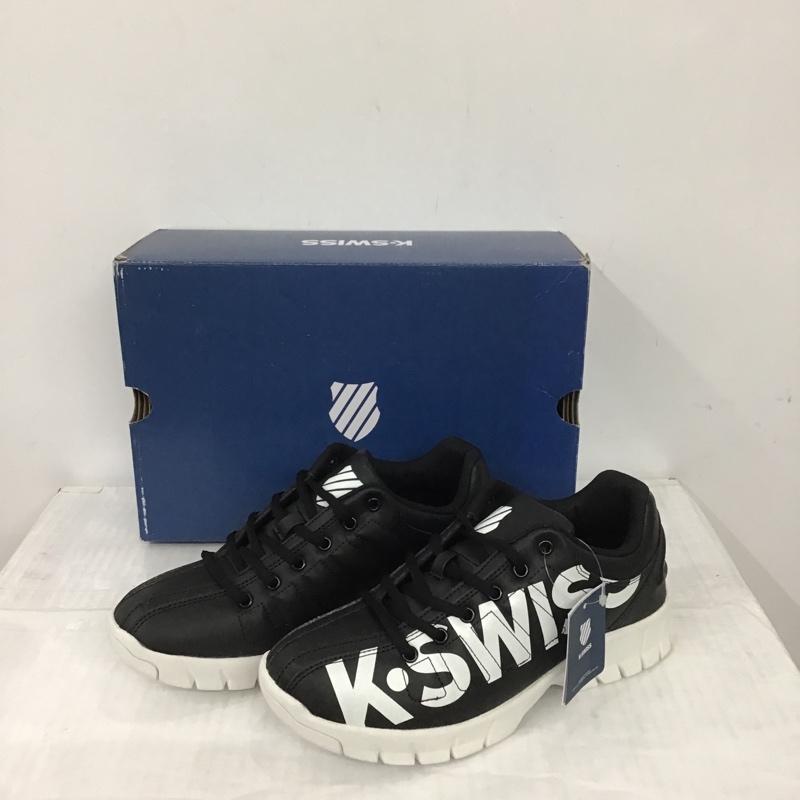 ケースイス K-SWISS スニーカー スニーカー 1KS012 25cm 箱有 25.0cm ロゴ、文字 黒 / ブラック / X 白 / ホワイト /  メンズ USED 古着 中古 10090090