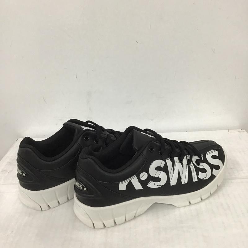 ケースイス K-SWISS スニーカー スニーカー 1KS012 25cm 箱有 25.0cm ロゴ、文字 黒 / ブラック / X 白 / ホワイト /  メンズ USED 古着 中古 10090090