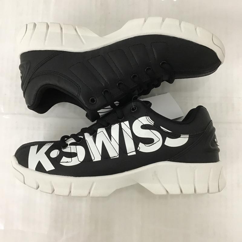 ケースイス K-SWISS スニーカー スニーカー 1KS012 25cm 箱有 25.0cm ロゴ、文字 黒 / ブラック / X 白 / ホワイト /  メンズ USED 古着 中古 10090090