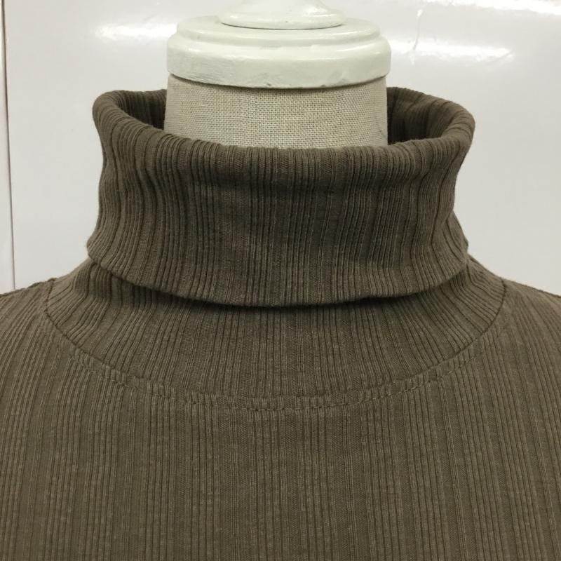ザラ ZARA ワンピース ロングスカート 4174 630 832 リブ タートルネック M 無地 茶 / ブラウン /  レディース USED 古着 中古 10090109
