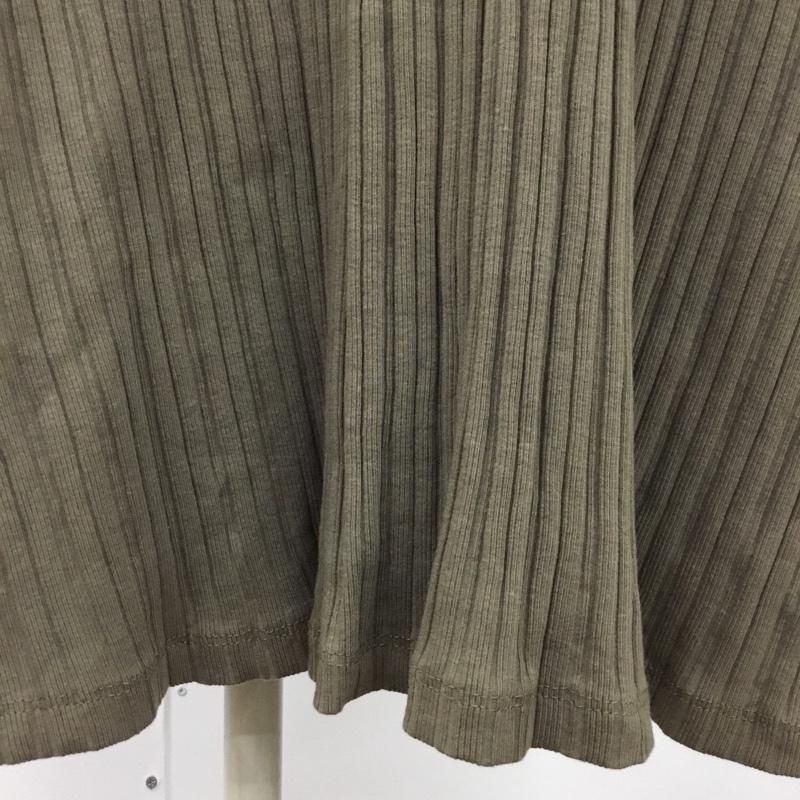 ザラ ZARA ワンピース ロングスカート 4174 630 832 リブ タートルネック M 無地 茶 / ブラウン /  レディース USED 古着 中古 10090109