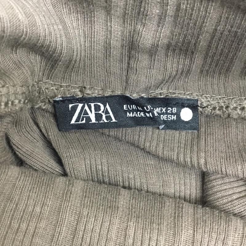 ザラ ZARA ワンピース ロングスカート 4174 630 832 リブ タートルネック M 無地 茶 / ブラウン /  レディース USED 古着 中古 10090109