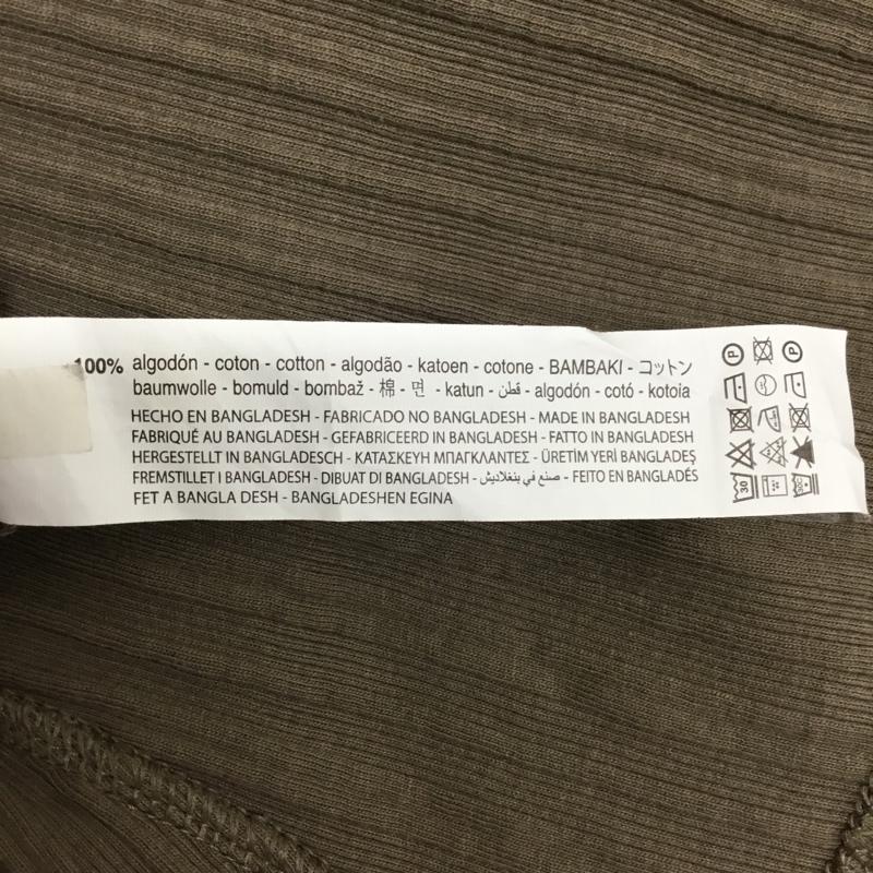 ザラ ZARA ワンピース ロングスカート 4174 630 832 リブ タートルネック M 無地 茶 / ブラウン /  レディース USED 古着 中古 10090109