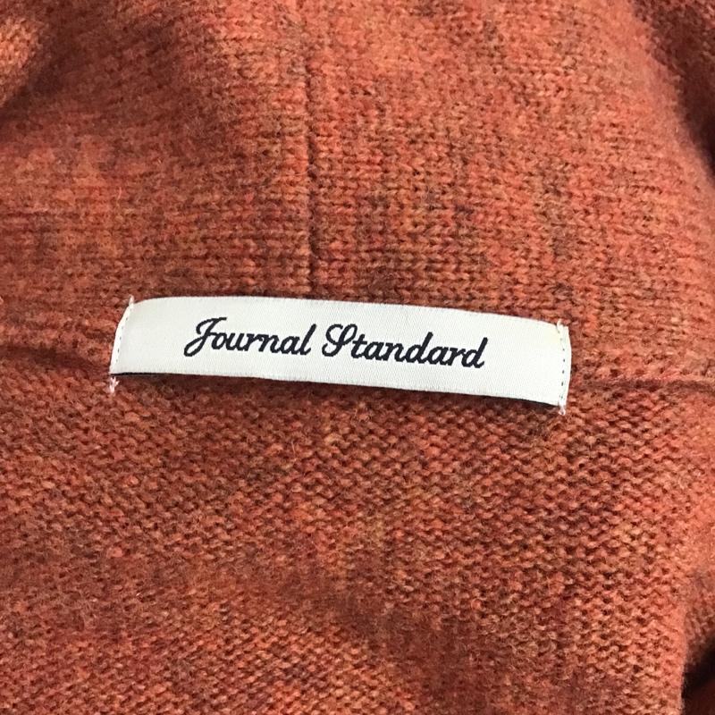 ジャーナルスタンダード JOURNAL STANDARD カーディガン 長袖 M 無地 橙 / オレンジ /  メンズ USED 古着 中古 10090196