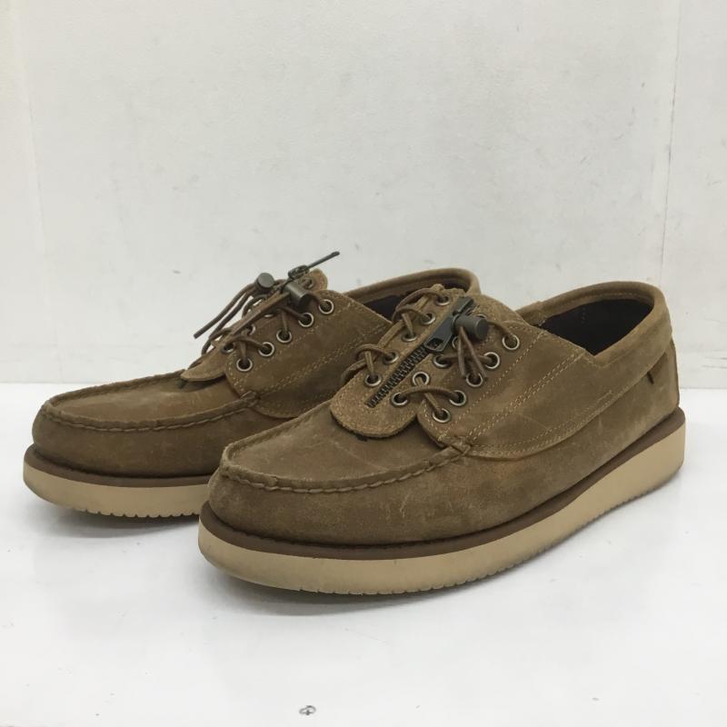 エンジニアードガーメンツ Engineered Garments 革靴 革靴 SEBAGO ZIPPERDECK WAXY SUEDE デッキシューズ US：10 茶 / ブラウン /  メンズ USED 古着 中古 10090288