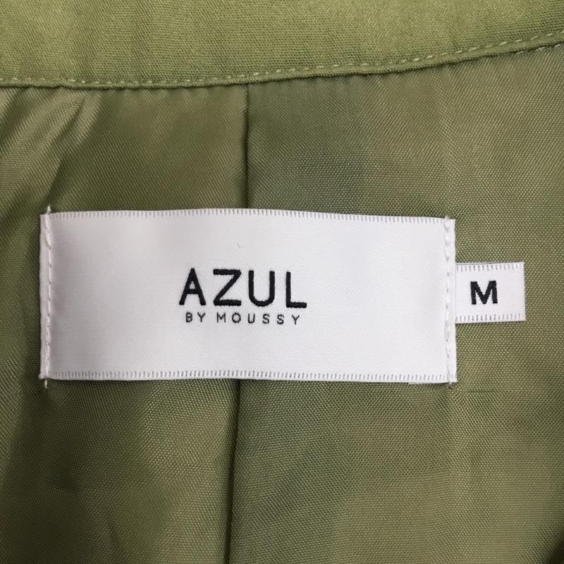 アズールバイマウジー AZUL BY MOUSSY コート トレンチコート 250DSH30-034B ミックスファブリックトレンチコート M 無地 カーキ / カーキ / X ベージュ / ベージュ /  レディース USED 古着 中古 10090356
