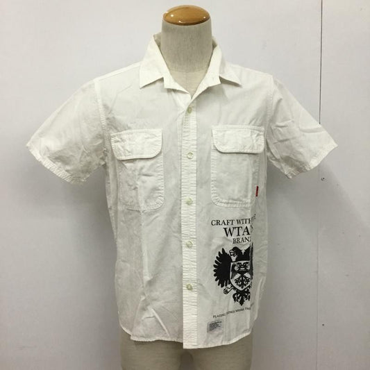 ダブルタップス WTAPS シャツ、ブラウス 半袖 091LTDT-SHM02 半袖シャツ S 無地 X プリント 白 / ホワイト /  メンズ USED 古着 中古 10090410