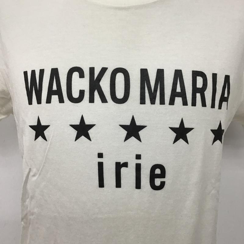 ワコマリア WACKO MARIA Tシャツ 半袖 M ロゴ、文字 白 / ホワイト /  メンズ USED 古着 中古 10090435