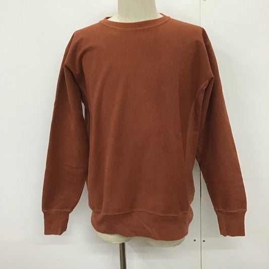 オーラリー AURALEE トレーナー 長袖 A8APO1SM スウェット 4 無地 茶 / ブラウン /  メンズ USED 古着 中古 10090453