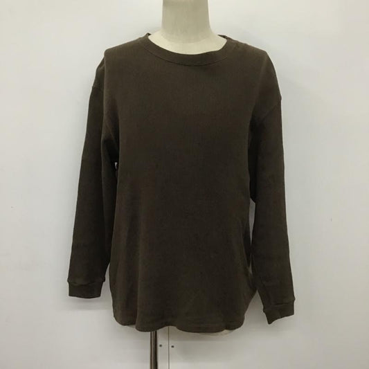 スティーブンアラン Steven Alan トレーナー 長袖 8112-241-0053 INLAY CREW LONGSLEEVE XL 無地 ダークブラウン / ダークブラウン /  メンズ USED 古着 中古 10090502