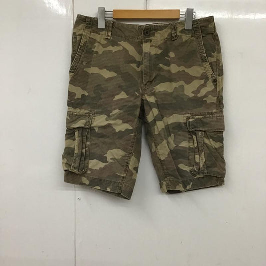 トミーヒルフィガー TOMMY HILFIGER パンツ ショートパンツ 7832134 ワークパンツ 32 カモフラージュ柄・迷彩 ベージュ / ベージュ / X 茶 / ブラウン / X 黒 / ブラック /  メンズ USED 古着 中古 10090523