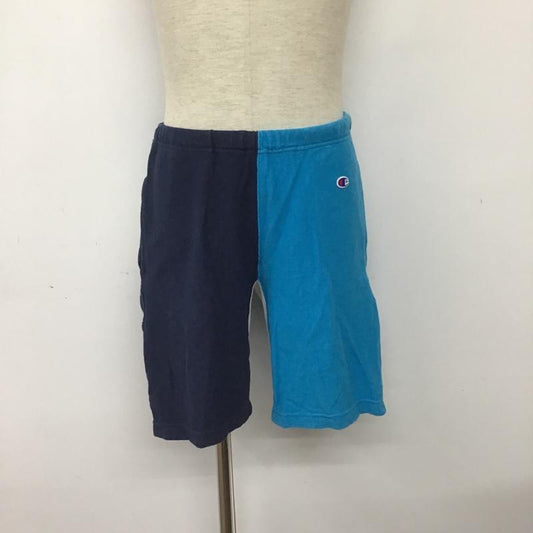 チャンピオン Champion パンツ ショートパンツ C3-Z503 スウェットパンツ M ワンポイント 紺 / ネイビー / X 水色 / ライトブルー / X 白 / ホワイト /  メンズ USED 古着 中古 10090574