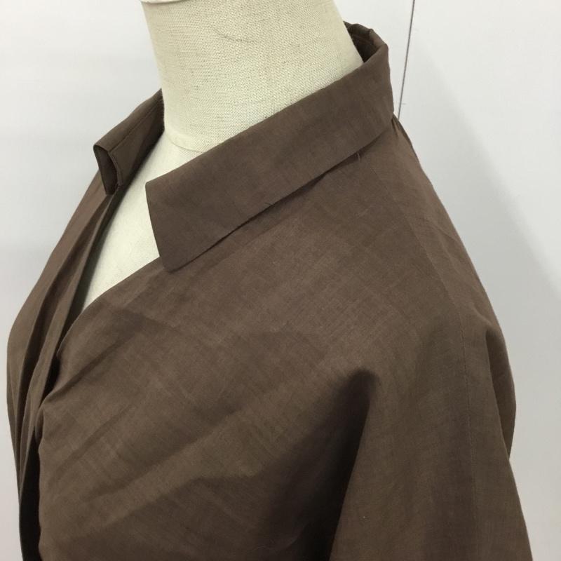 ロペ ROPE' ワンピース ひざ丈スカート 7 無地 茶 / ブラウン /  レディース USED 古着 中古 10090677