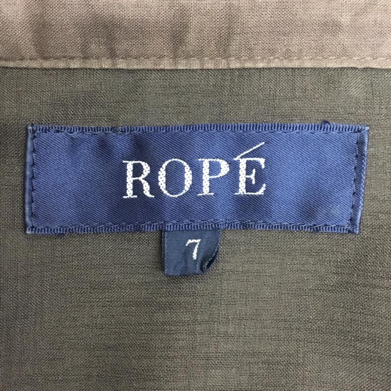 ロペ ROPE' ワンピース ひざ丈スカート 7 無地 茶 / ブラウン /  レディース USED 古着 中古 10090677