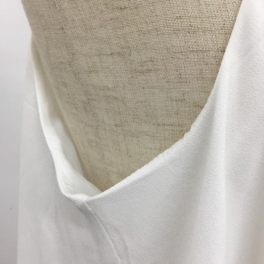 アイテムズ アーバンリサーチ ITEMS URBAN RESEARCH ワンピース ひざ丈スカート タグ付 アシメントリーワンピース FREE 無地 白 / ホワイト /  レディース USED 古着 中古 10090686