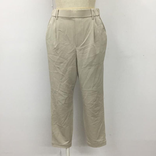 レプシィム LEPSIM パンツ スラックス S 無地 ベージュ / ベージュ /  レディース USED 古着 中古 10090690