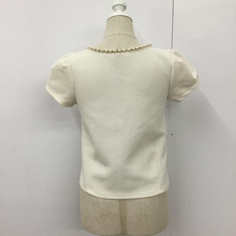 ダズリン dazzlin カットソー 半袖 S 無地 白 / ホワイト /  レディース USED 古着 中古 10090695