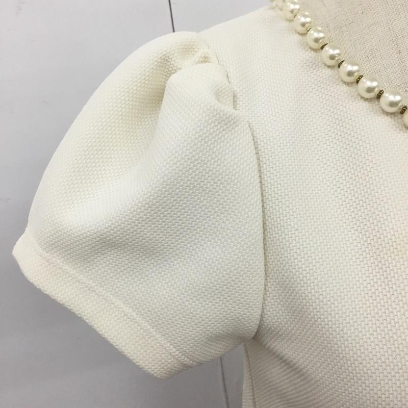 ダズリン dazzlin カットソー 半袖 S 無地 白 / ホワイト /  レディース USED 古着 中古 10090695