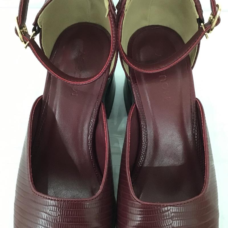 マウジー MOUSSY パンプス パンプス 6330 METAL ANKLE STRAPパンプス 22.5cm  えんじ / ワインレッド /  レディース USED 古着 中古 10090700