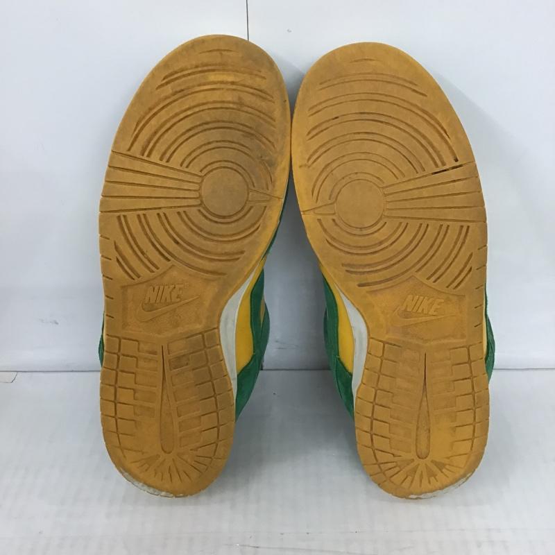 ナイキ NIKE スニーカー スニーカー 031012 LN2 DUNK LOW 29cm 29.0cm ロゴ、文字 白 / ホワイト / X 緑 / グリーン / X 黄 / イエロー /  メンズ USED 古着 中古 10090710