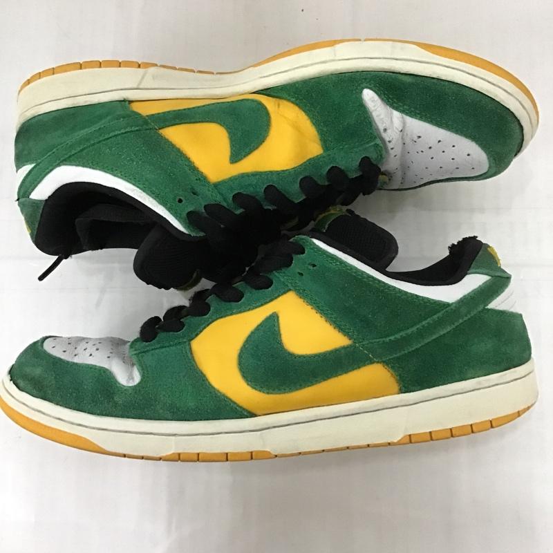 ナイキ NIKE スニーカー スニーカー 031012 LN2 DUNK LOW 29cm 29.0cm ロゴ、文字 白 / ホワイト / X 緑 / グリーン / X 黄 / イエロー /  メンズ USED 古着 中古 10090710