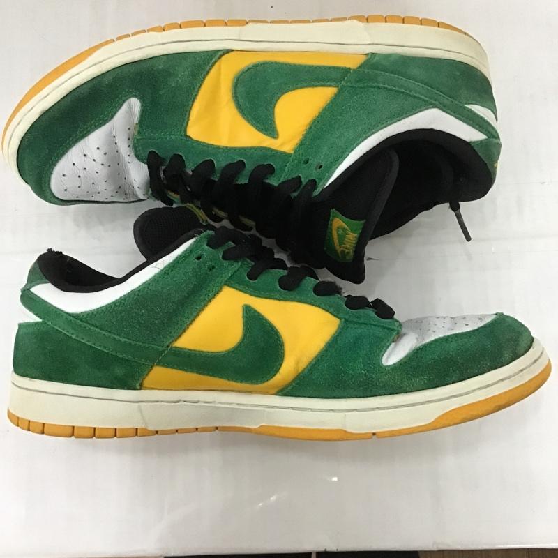 ナイキ NIKE スニーカー スニーカー 031012 LN2 DUNK LOW 29cm 29.0cm ロゴ、文字 白 / ホワイト / X 緑 / グリーン / X 黄 / イエロー /  メンズ USED 古着 中古 10090710