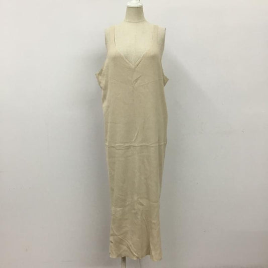 ローリーズファーム LOWRYS FARM ワンピース ロングスカート FREE 無地 ベージュ / ベージュ /  レディース USED 古着 中古 10090726
