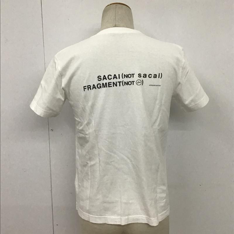 サカイ Sacai Tシャツ 半袖 17-01713M NOT sacai FRAGMENT 1 ロゴ、文字 白 / ホワイト /  メンズ USED 古着 中古 10090730