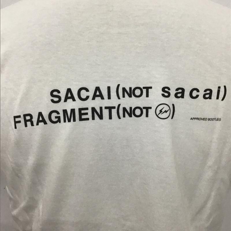 サカイ Sacai Tシャツ 半袖 17-01713M NOT sacai FRAGMENT 1 ロゴ、文字 白 / ホワイト /  メンズ USED 古着 中古 10090730