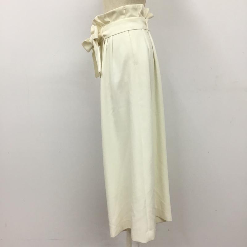シンプリシテェ Simplicite ボトムス ボトムス ワイドパンツ S 無地 白 / ホワイト /  レディース USED 古着 中古 10090735