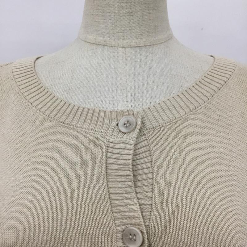 ローリーズファーム LOWRYS FARM カーディガン 長袖 FREE 無地 ベージュ / ベージュ /  レディース USED 古着 中古 10090736
