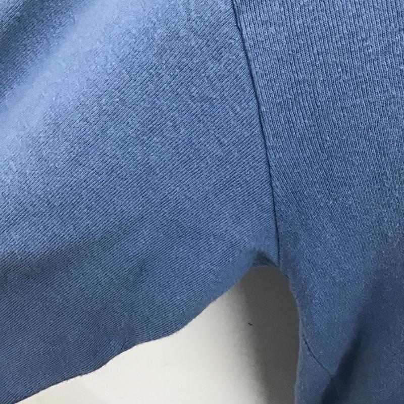 テンダーロイン TENDERLOIN Tシャツ 長袖 胸ポケット S 無地 青 / ブルー /  メンズ USED 古着 中古 10090743